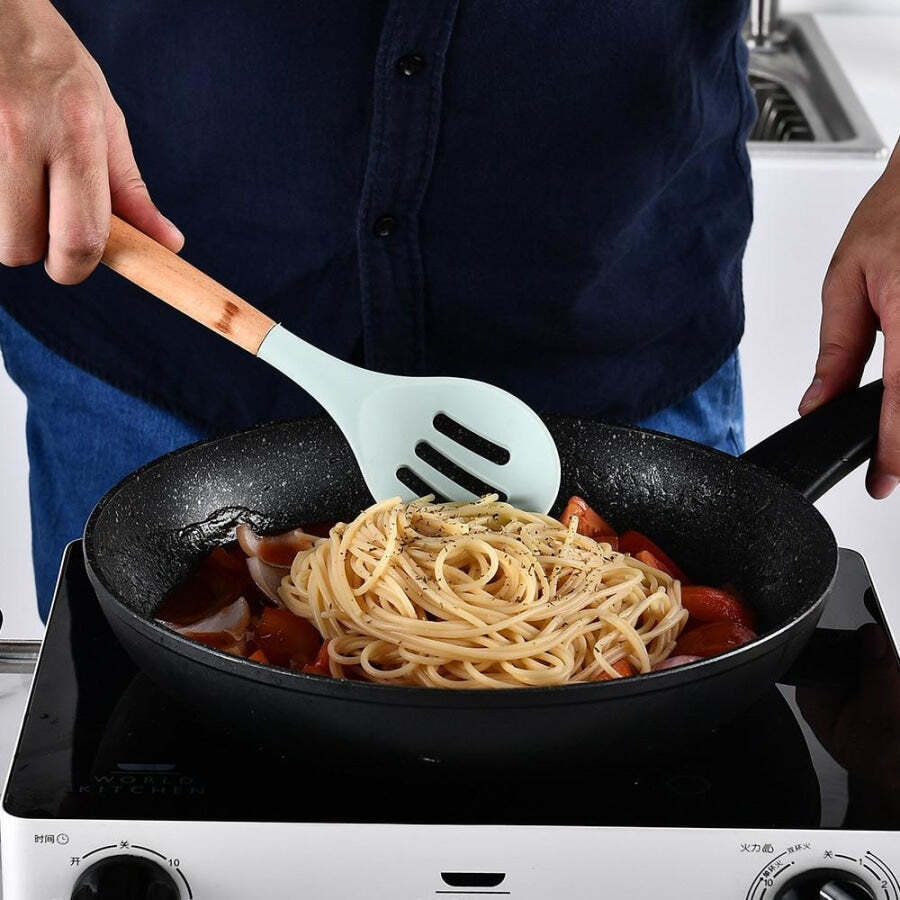 Jogo De Utensílios De Cozinha De Silicone (Kit 12 Peças) - Imagem 5