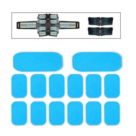 Kit 14 Gel Pads P/ Reposição Refil Ems Estimulador Muscular Original - Imagem 2