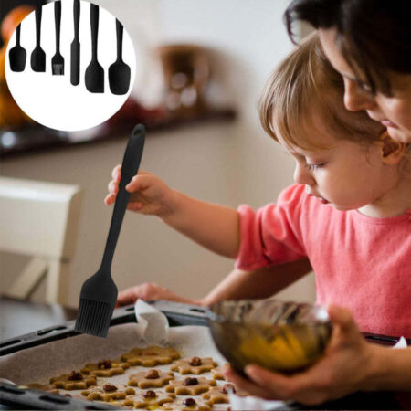 Kit de Utensílios de Cozinha Colheres Silicone - Imagem 6