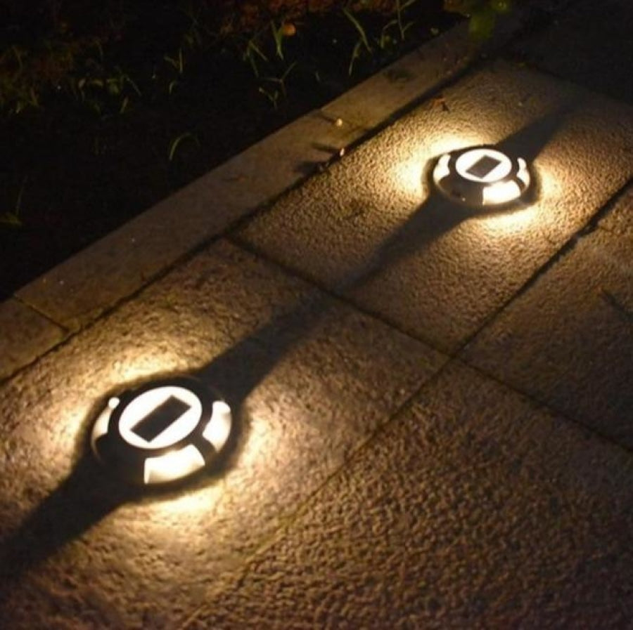 Led de chão com Painel Solar Kit c/ 4 - Imagem 8