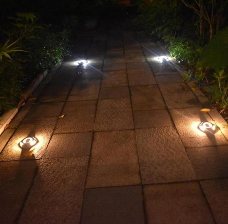 Led de chão com Painel Solar Kit c/ 4 - Imagem 7