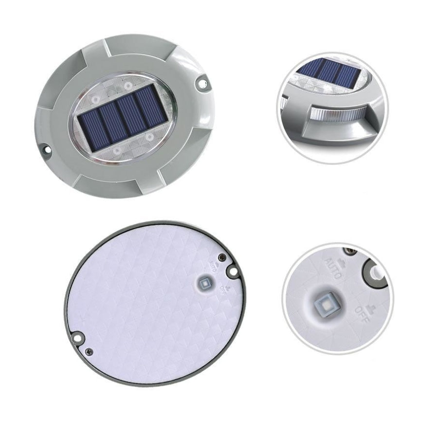 Led de chão com Painel Solar Kit c/ 4 - Imagem 5