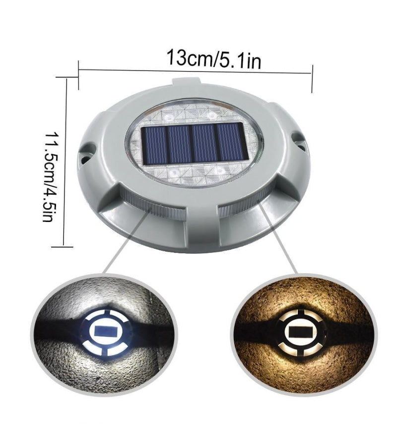 Led de chão com Painel Solar Kit c/ 4 - Imagem 6