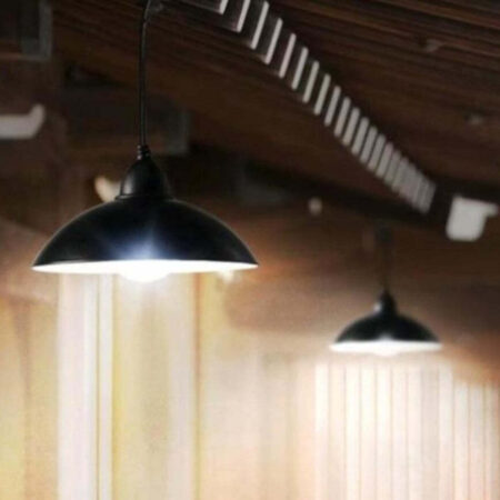 Luminária Holofote Lampada Retro de Led com Painel Solar - Imagem 7