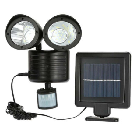 Luminária Holofote Outdoor Led com Painel Solar - Imagem 2