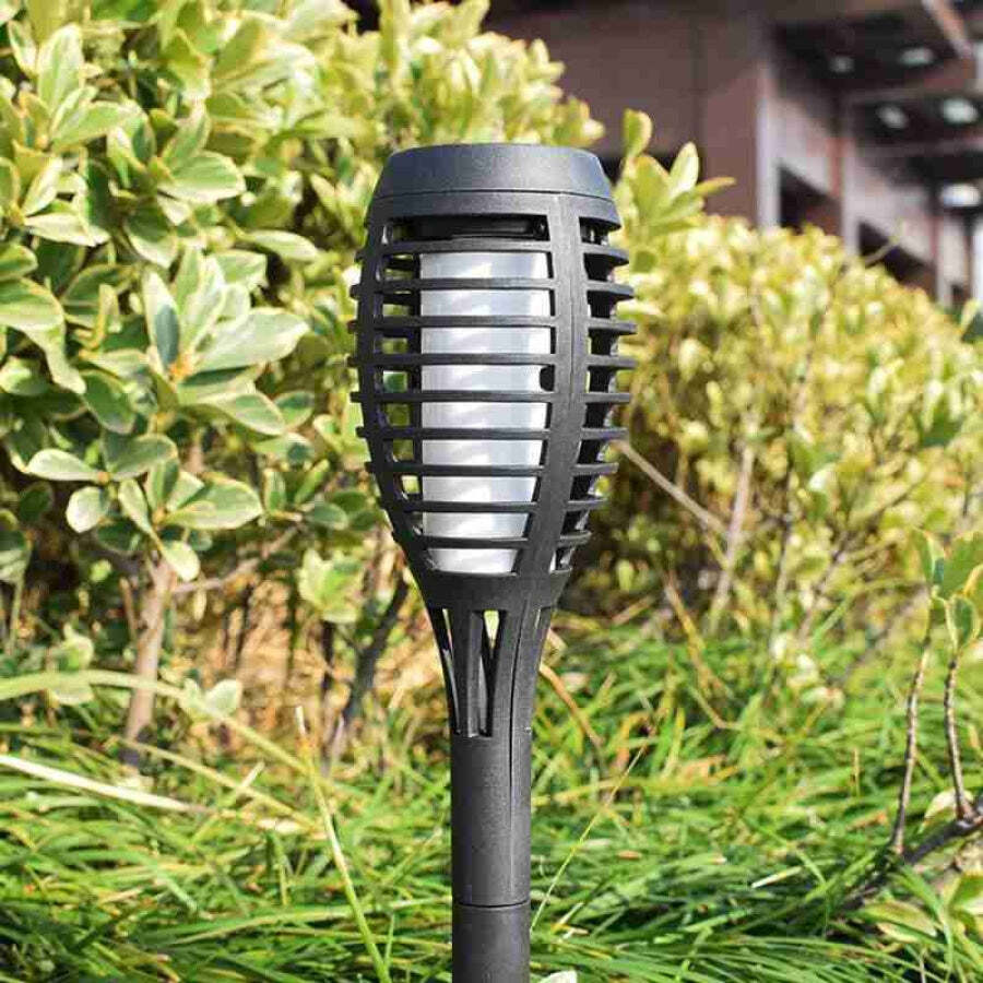 Luminária Holofote Para Jardim Torch Led com Painel Solar - Imagem 10