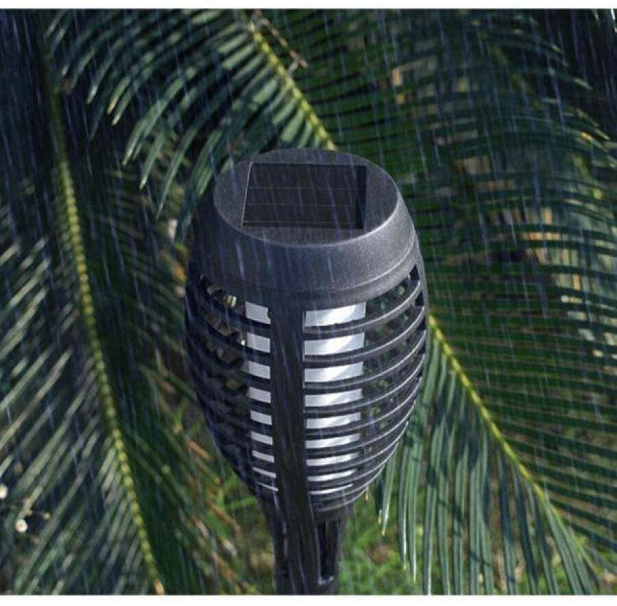 Luminária Holofote Para Jardim Torch Led com Painel Solar - Imagem 8