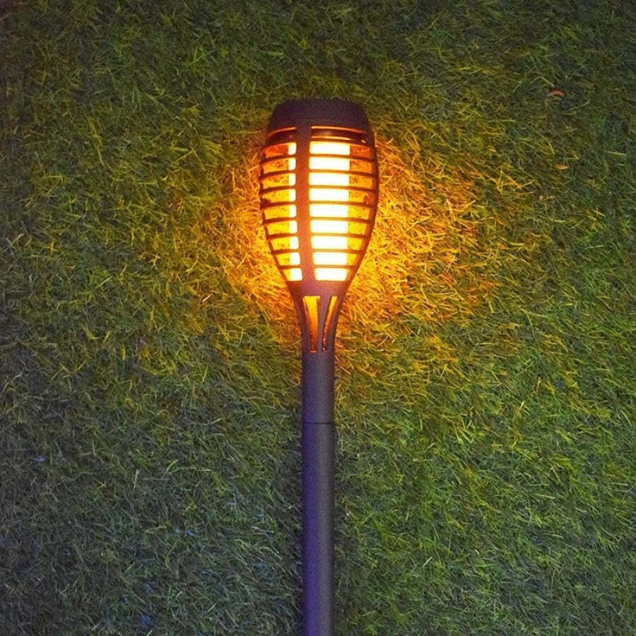 Luminária Holofote Para Jardim Torch Led com Painel Solar - Imagem 9