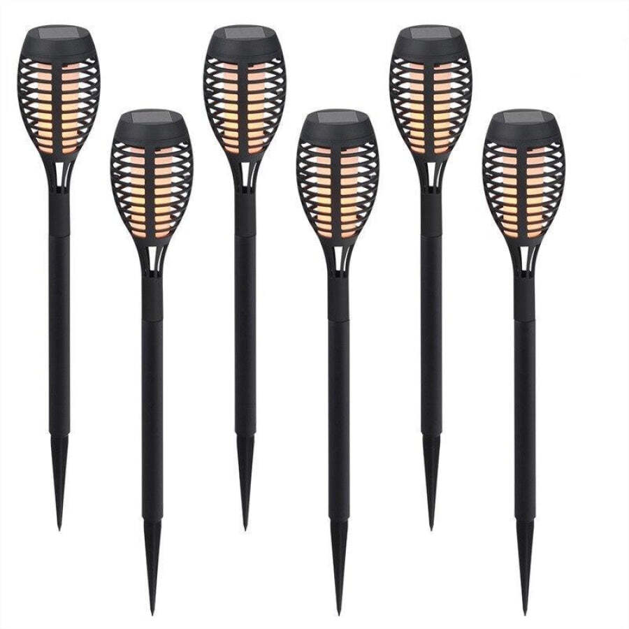 Luminária Holofote Para Jardim Torch Led com Painel Solar - Imagem 2