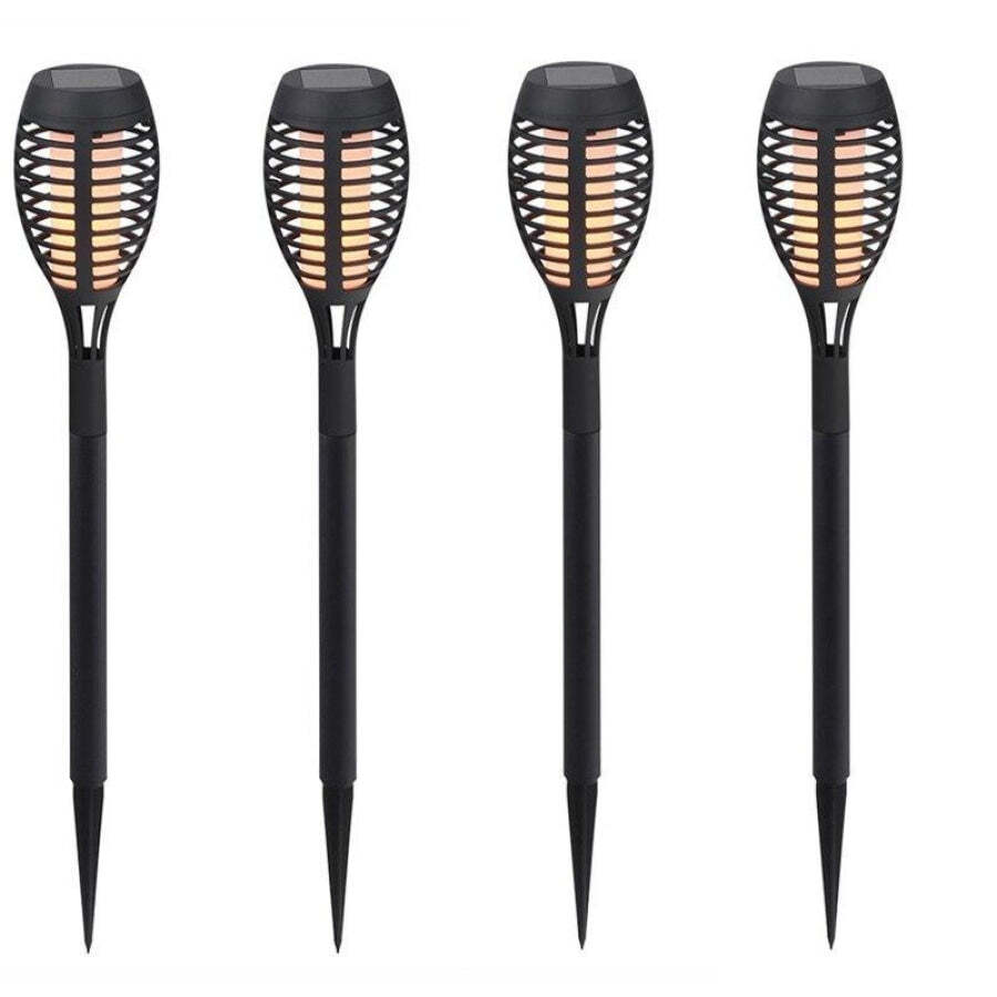 Luminária Holofote Para Jardim Torch Led com Painel Solar - Imagem 6