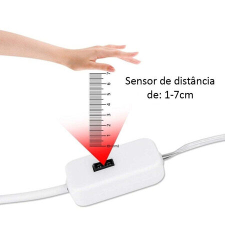 Luminária Led Decorativo Fita de Led Com Sensor de Presença - Imagem 3