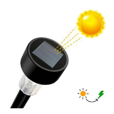 Luminária Para Jardim de Led com Painel Solar Kit com 12 - Imagem 10