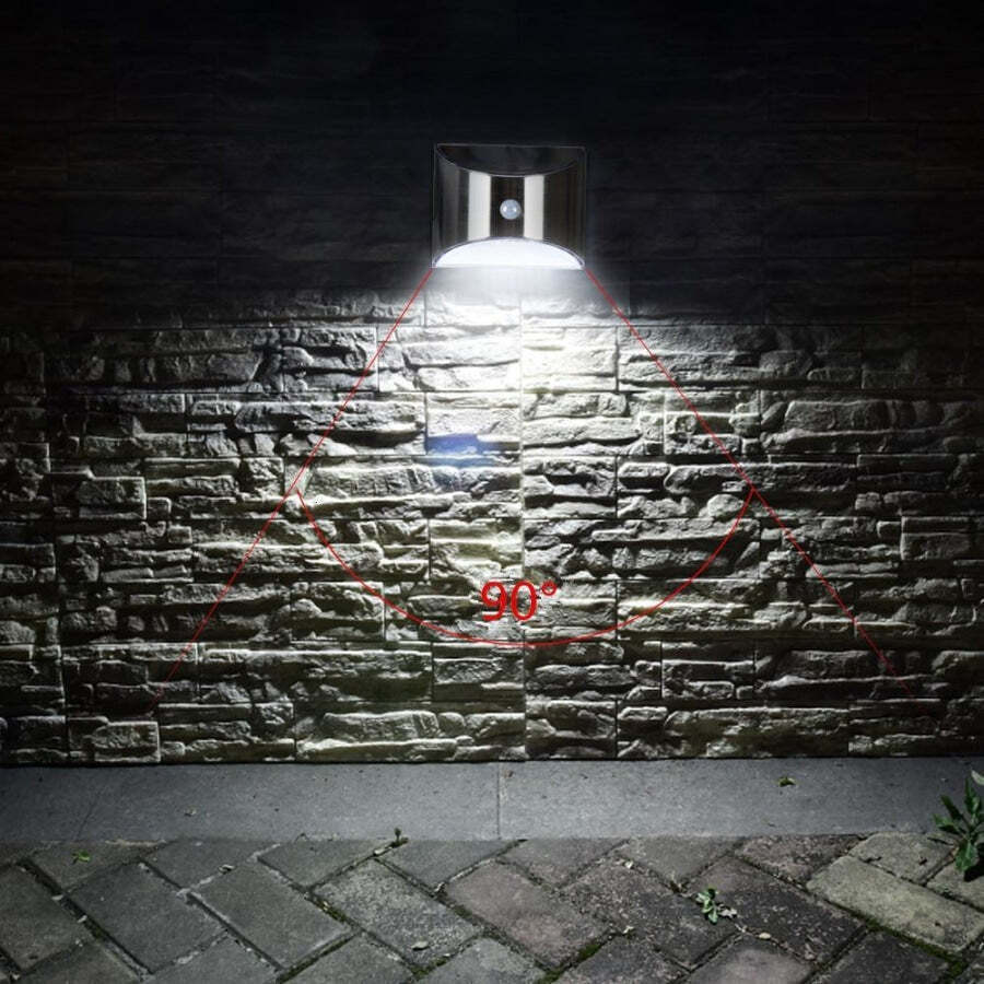 Luminária Para Jardim Wall Led com Painel Solar e Sensor de Movimento- 2 Unidades - Imagem 12