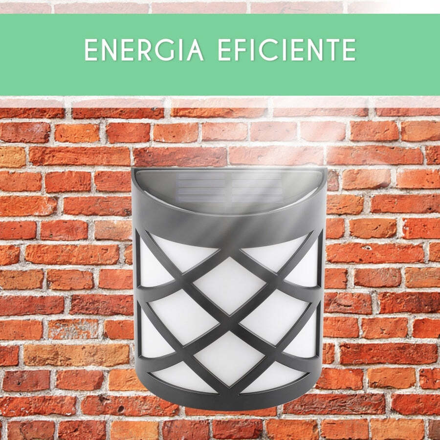 Luminária Para Jardim Wall Led com Painel Solar com Kit com 4 unidades - Imagem 13