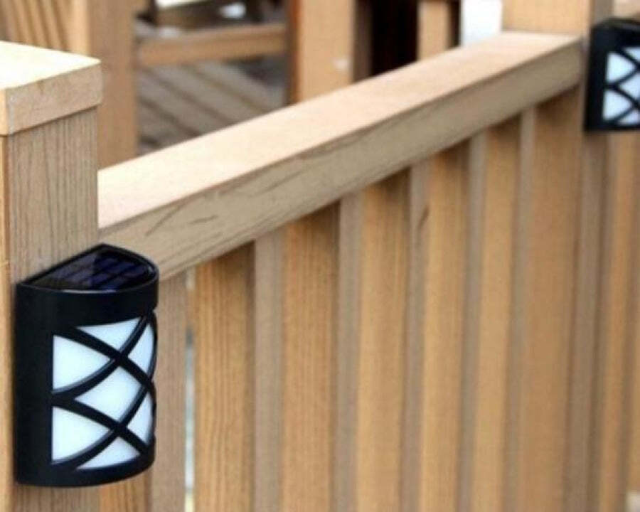 Luminária Para Jardim Wall Led com Painel Solar com Kit com 4 unidades - Imagem 9