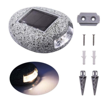 Luminária Pedra Led com Painel Solar - Imagem 13