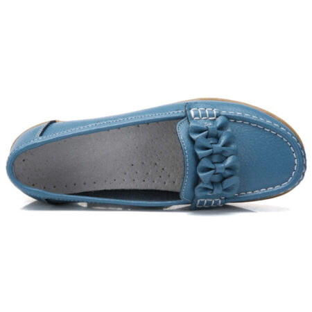 Mocassim Feminino de Couro Antiderrapante - Imagem 10
