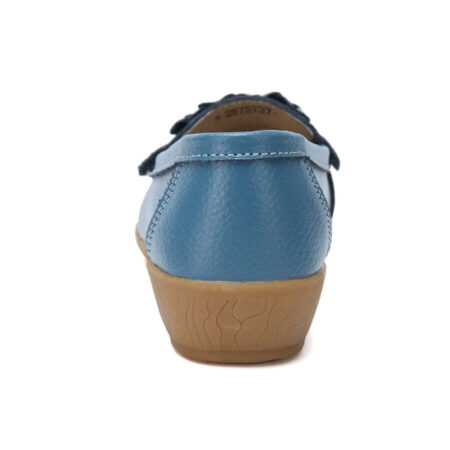 Mocassim Feminino de Couro Antiderrapante - Imagem 5