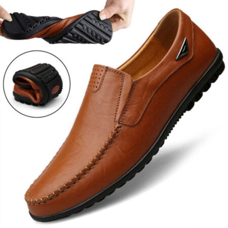 Mocassim Masculino de Couro Casual - Imagem 2