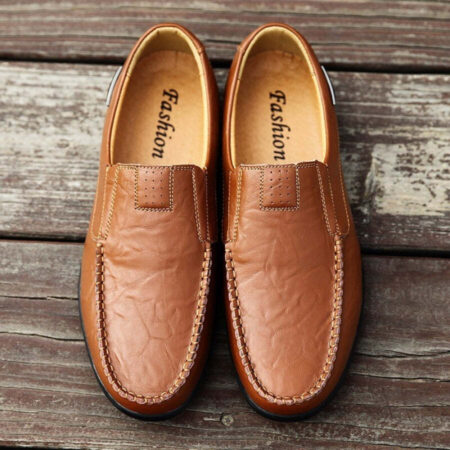 Mocassim Masculino de Couro Casual - Imagem 9