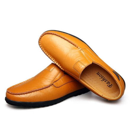 Mocassim Masculino de Couro Casual - Imagem 8