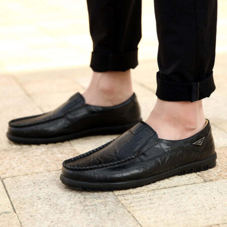Mocassim Masculino de Couro Casual - Imagem 6