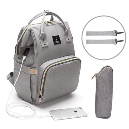 Mochila de Maternidade Multifuncional Impermeável BabyPlus - Imagem 5