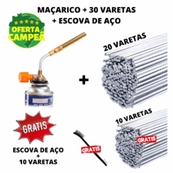 Kit Completo de Solda Profissional - Solda Premium + Brindes Exclusivos 🎁