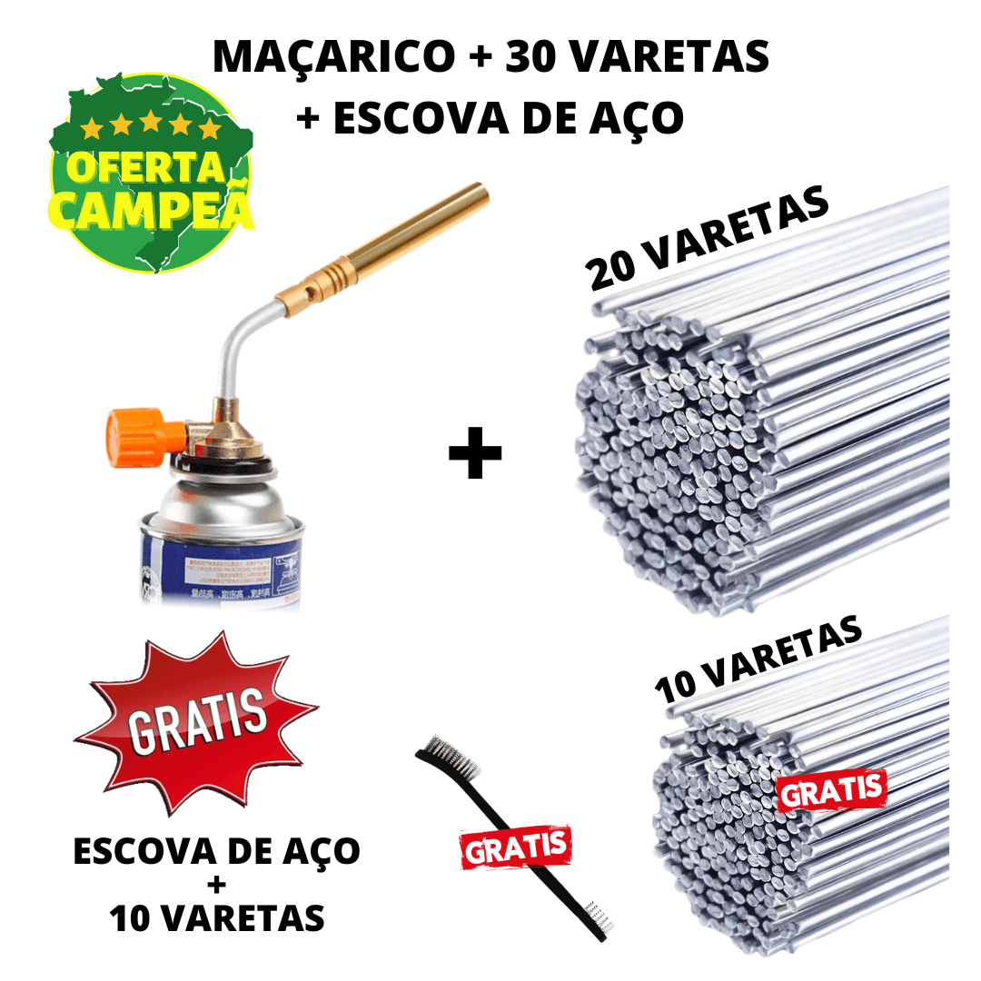 Kit Completo de Solda Profissional - Solda Premium + Brindes Exclusivos 🎁