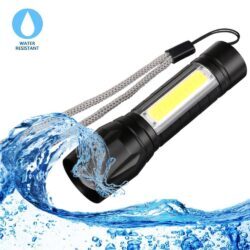 Lanterna Tática Recarregável USB - Super LED Zoom