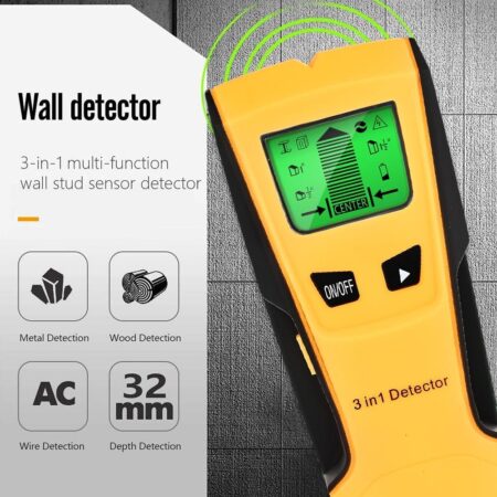 Detector de Barreiras - Scanner de Parede 3 em 1 - Imagem 4