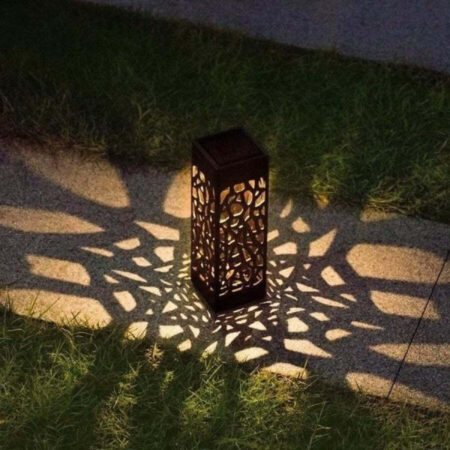 Refletor Luminária Holofote Hollow Led com Painel Solar - Imagem 5