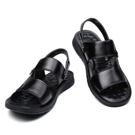 Sandália Masculina de Couro Classic Robert - Imagem 2