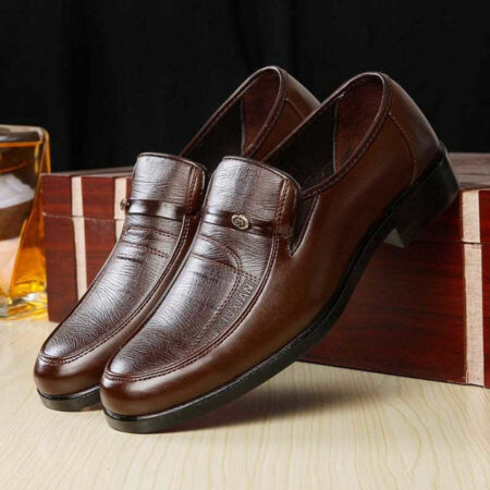 Sapato de Couro Social Masculino Shoes Side - Imagem 5
