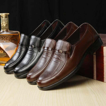 Sapato de Couro Social Masculino Shoes Side - Imagem 7
