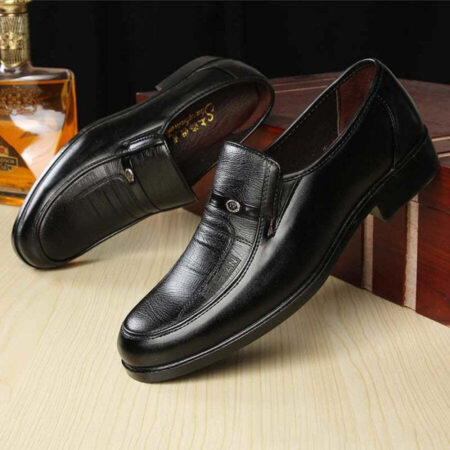 Sapato de Couro Social Masculino Shoes Side - Imagem 2