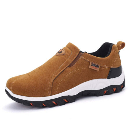 Sapato Masculino de Couro Nobuk Antiderrapante Casual - Imagem 7