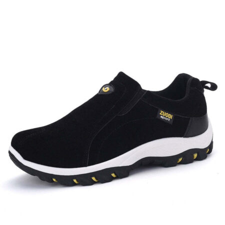 Sapato Masculino de Couro Nobuk Antiderrapante Casual - Imagem 9