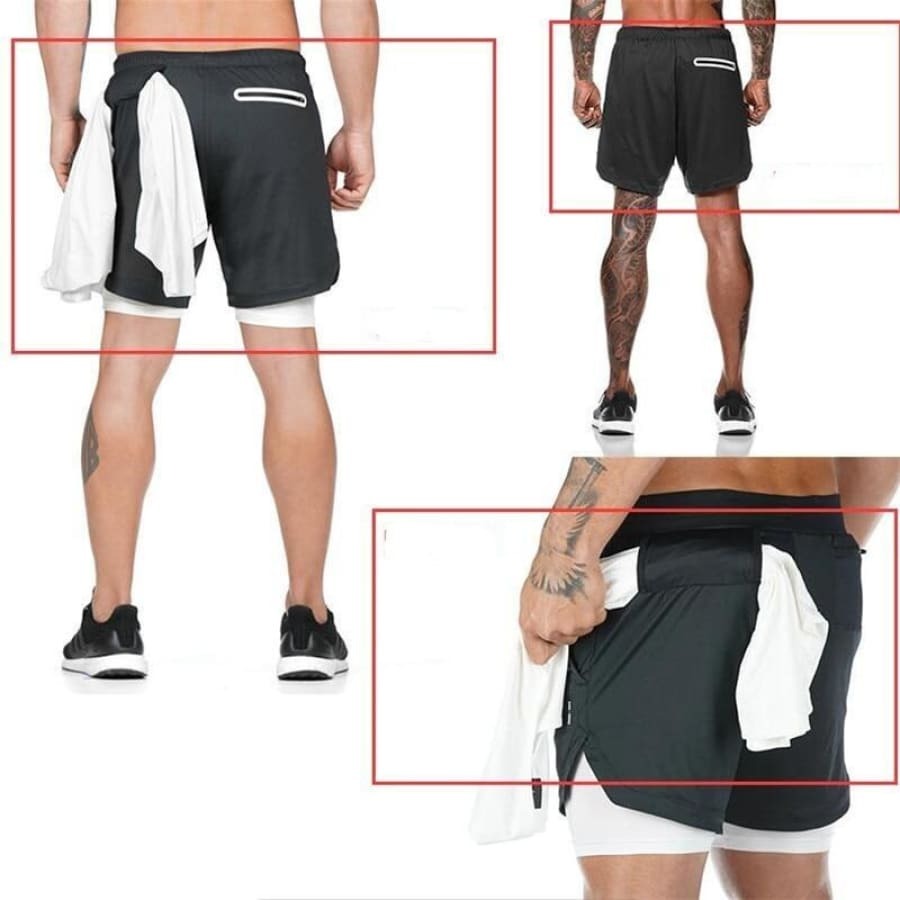Shorts Para Treino 2 em 1 Esporte Air Effect - Imagem 7