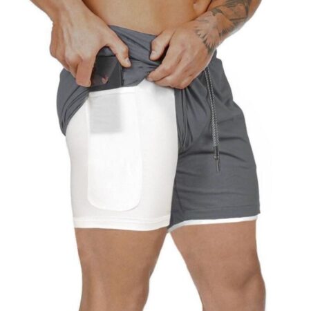 Shorts Para Treino 2 em 1 Esporte Air Effect - Imagem 12