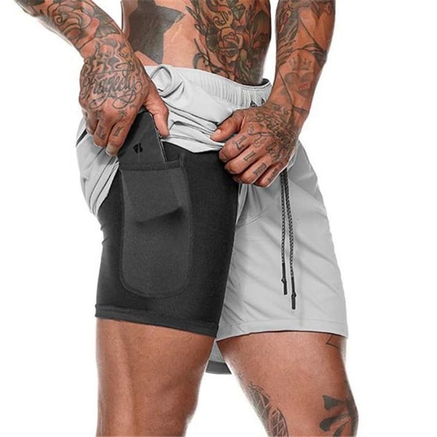 Shorts Para Treino 2 em 1 Esporte Air Effect - Imagem 9