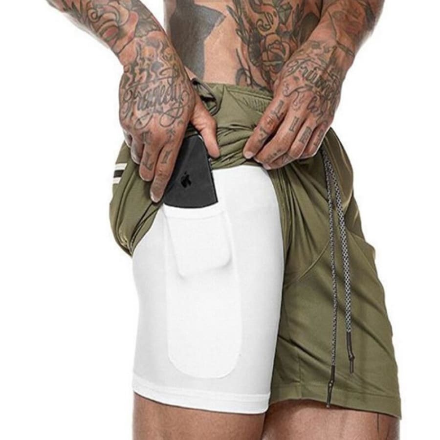 Shorts Para Treino 2 em 1 Esporte Air Effect - Imagem 13
