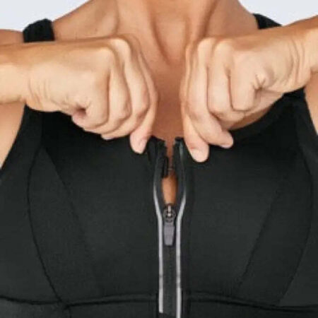 Sutiã Top Sport - Reforçado, com Ziper e Ajustes em Velcro - Imagem 3