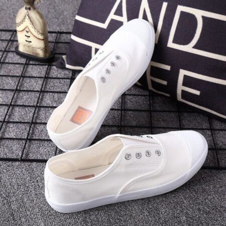 Tênis Casual Feminino Lona Vulcanizado Estilo Keds - Imagem 5