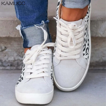 Tênis Feminino Casual Leopardo - Imagem 2