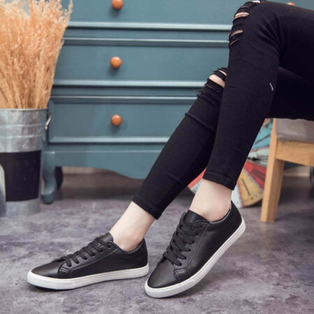 Tênis Feminino Couro Casual - Imagem 5