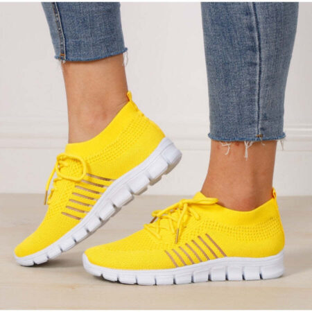Tênis Feminino Knit Confortável - Imagem 10