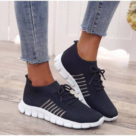 Tênis Feminino Knit Confortável - Imagem 11