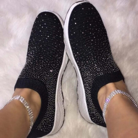 Tênis Feminino Mesh Strass - Imagem 4