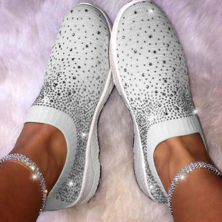 Tênis Feminino Mesh Strass - Imagem 2